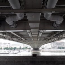 A Belváros távhőellátását szolgáló 2xDN600-as tranzitvezeték építése