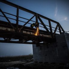 Már az új hídszerkezet készül az A-Híd Veszprém megyei közlekedésfejlesztésében